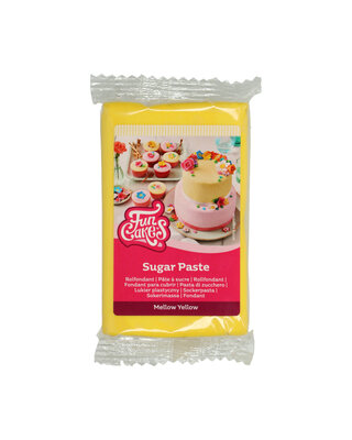 Funcakes Funcakes fondant mellow yellow geel 250gr
