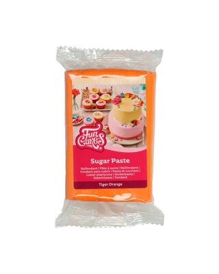 Funcakes Rolfondant -TigerOrange- -250g-