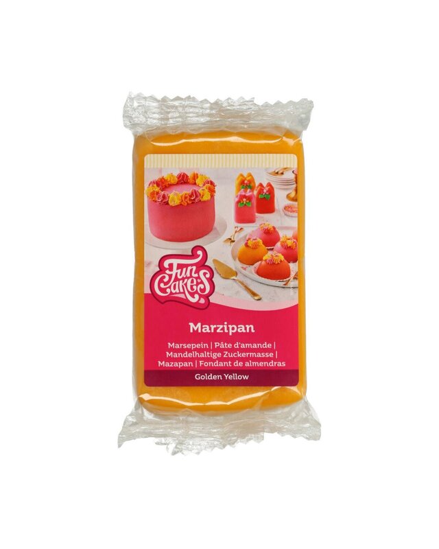 Funcakes Marsepein -Golden Yellow geel- -250g-