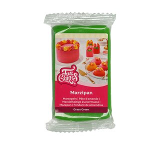 Funcakes Marsepein grass green groen 250gr