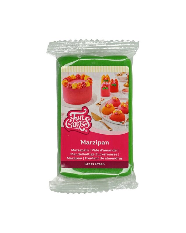 Funcakes Marsepein grass green groen 250gr