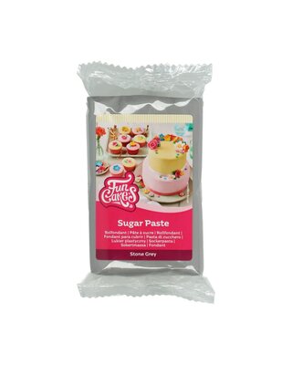 Funcakes Rolfondant -Stone Grey- -250g-