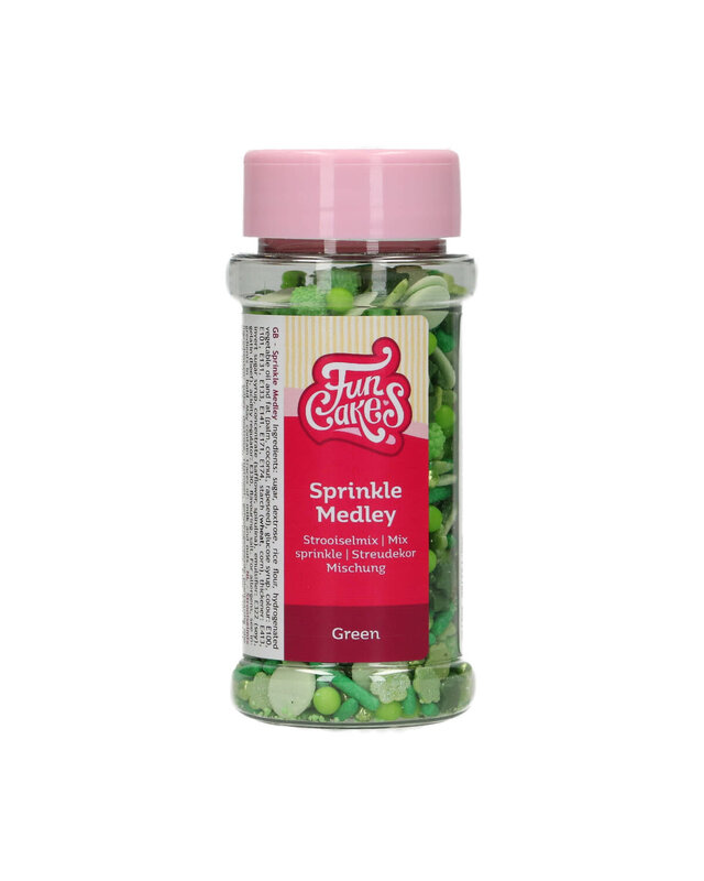 Funcakes FunCakes Sprinkle Medley Groen 65g