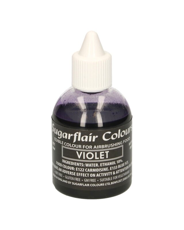 sugarflair Sugarflair Airbrush Colouring -Violet- 60ml