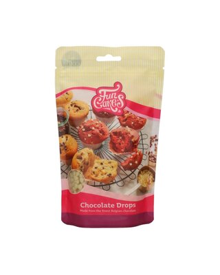 Funcakes FunCakes Chocolade Drops Wit -350g-