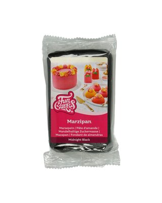 Funcakes Marsepein  midnight black 250gr