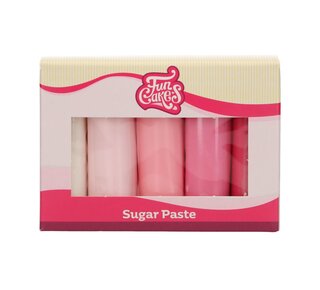 Funcakes FunCakes Fondant Multipack Pink Colour Palette 5x100g