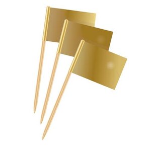 Vlag Prikkers goud 50 stuks
