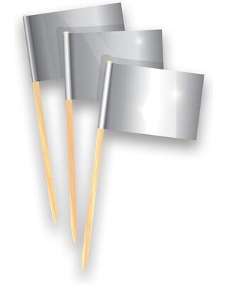 Prikkers zilver 50 stuks