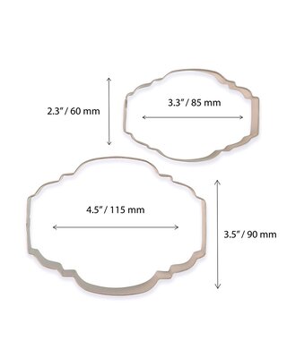 PME PME Cookie en Cake Uitsteker Style 2 Set/2