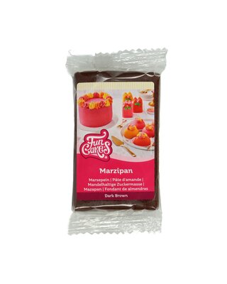 Funcakes Marsepein dark brown 250gr