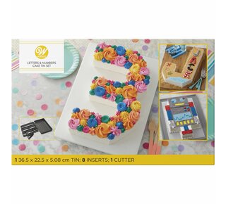 wilton bakpannen set cijfertaart