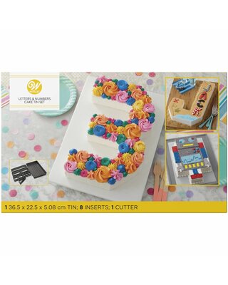 wilton bakpannen set cijfertaart