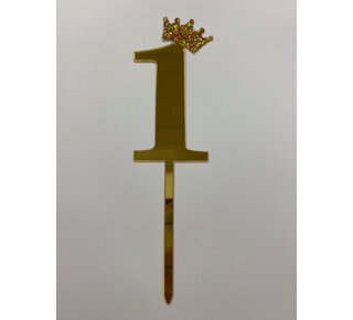 acryl prikker cijfer 1