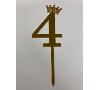 acryl prikker cijfer 4