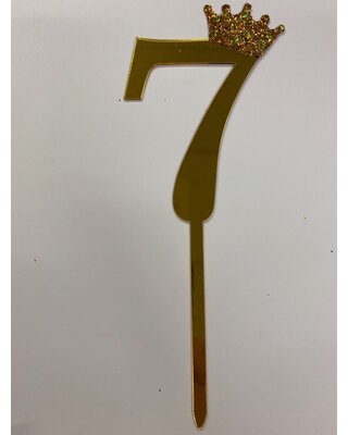 acryl prikker cijfer 7