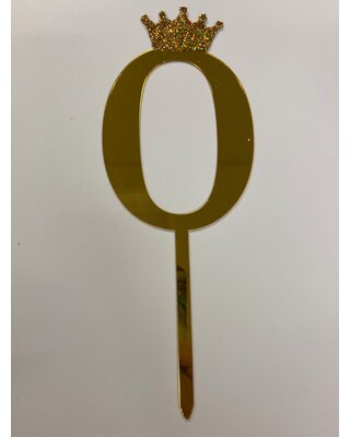 acryl prikker cijfer 0