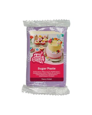 Funcakes Funcakes fondant fancy violet 250gr