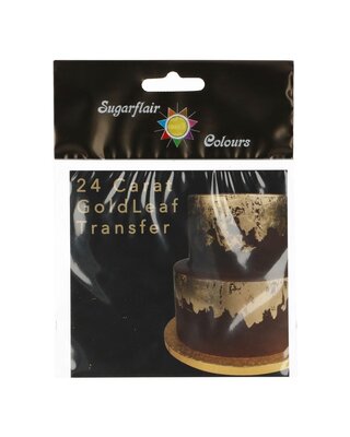 Sugarflair Eetbaar Blad goud 24 carat 1 sheet