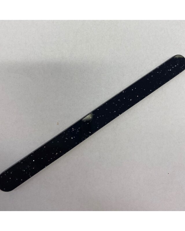 Acryl ijsstokjes glitter zwart 10st