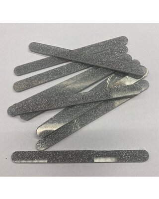 Acryl ijsstokjes glitter zilver 10st
