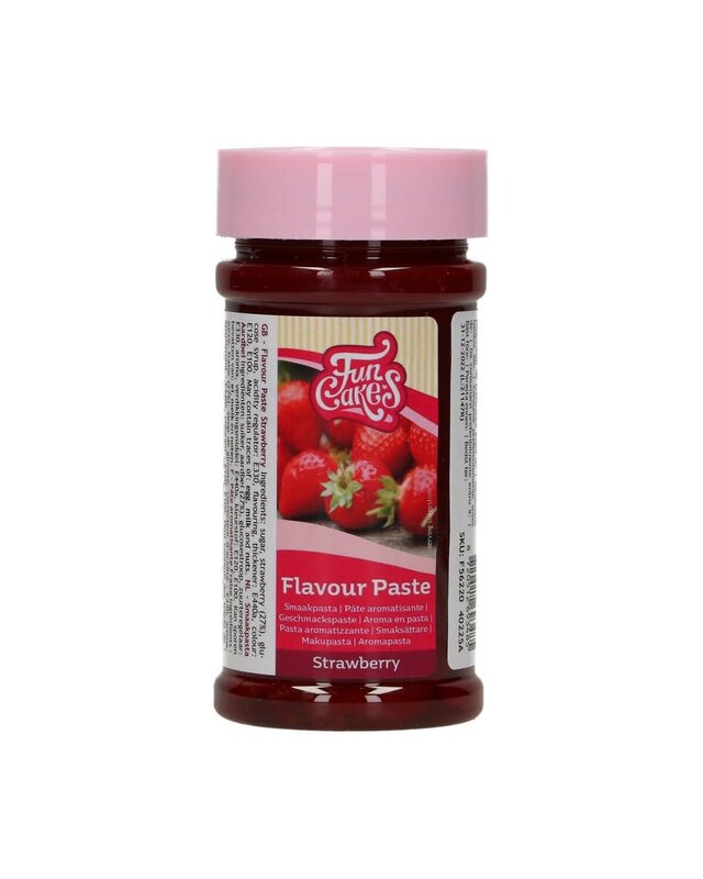 Funcakes Smaakpasta -Aardbei- 120g