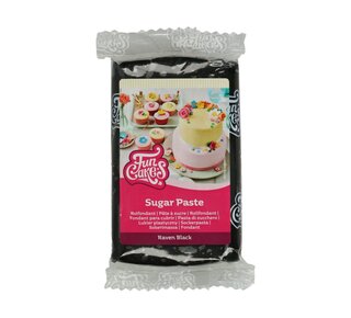 Funcakes Rolfondant -Raven Black- -250g-