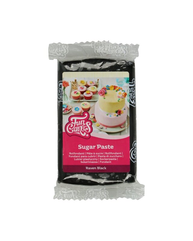 Funcakes FunCakes fondant -Raven Black- -250g-