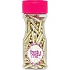 Suiker staafjes rods metallic goud 65g ( Tasty Me )