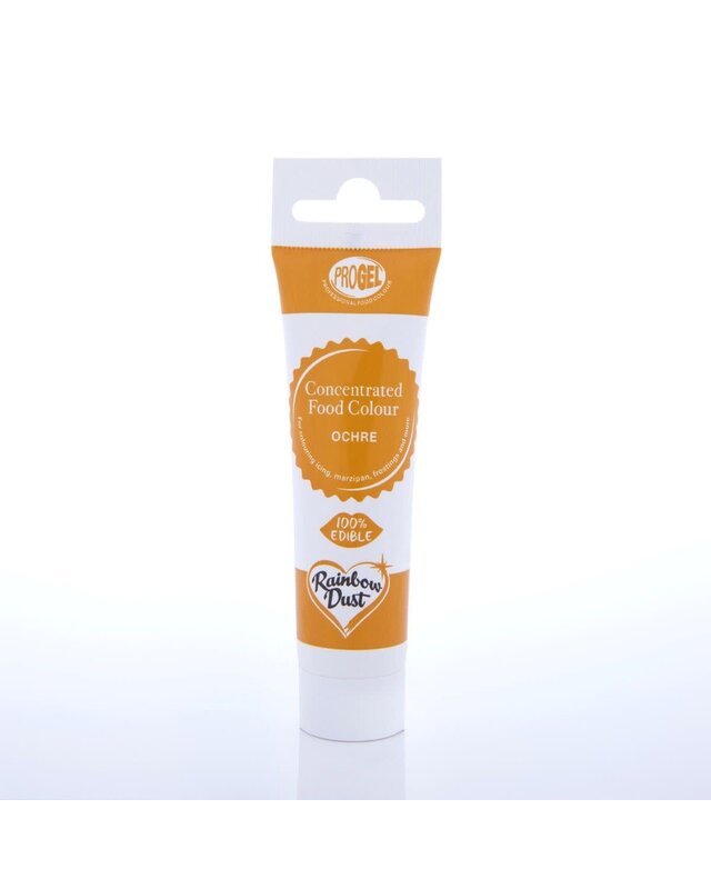 rainbowdust progel concentrated colour caramel ochre