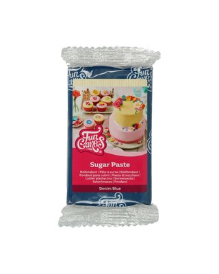 Funcakes Funcakes fondant denim blue 250gr