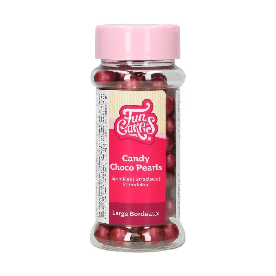 FunCakes Candy Choco Parels Large bordeaux 70 g-2