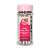 FunCakes Candy Choco Parels Large zilver 70 g