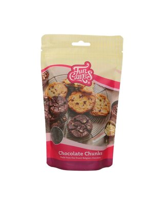 Funcakes FunCakes Chocolade Chunks Puur -350g-
