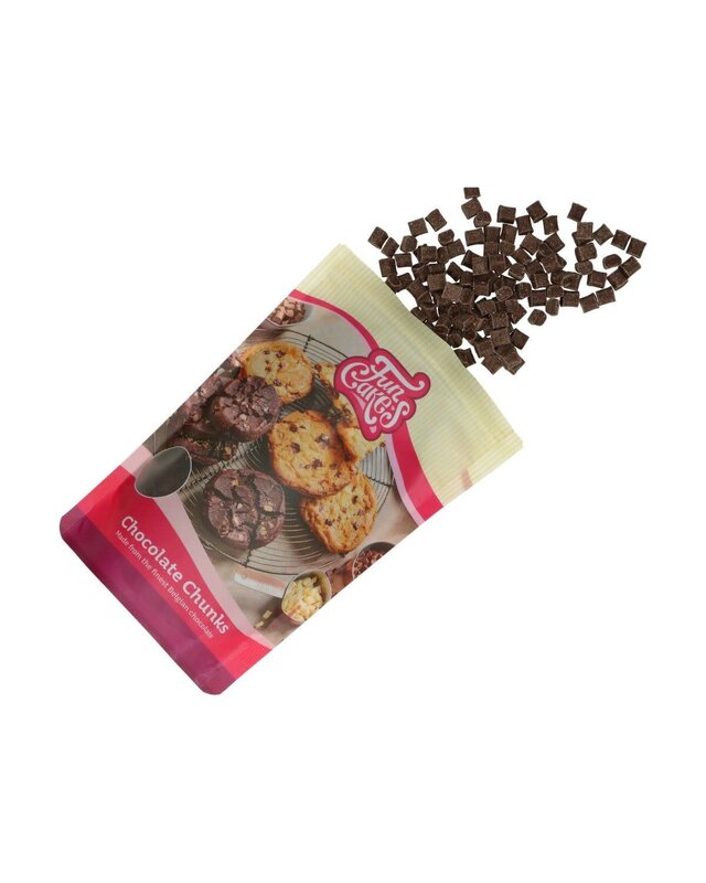 Funcakes FunCakes Chocolade Chunks Puur -350g-