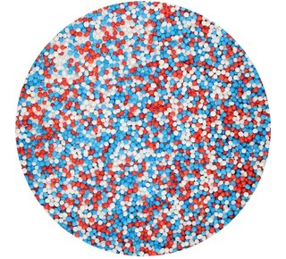 Funcakes FunCakes Musketzaad -Rood-Wit-Blauw- 80g