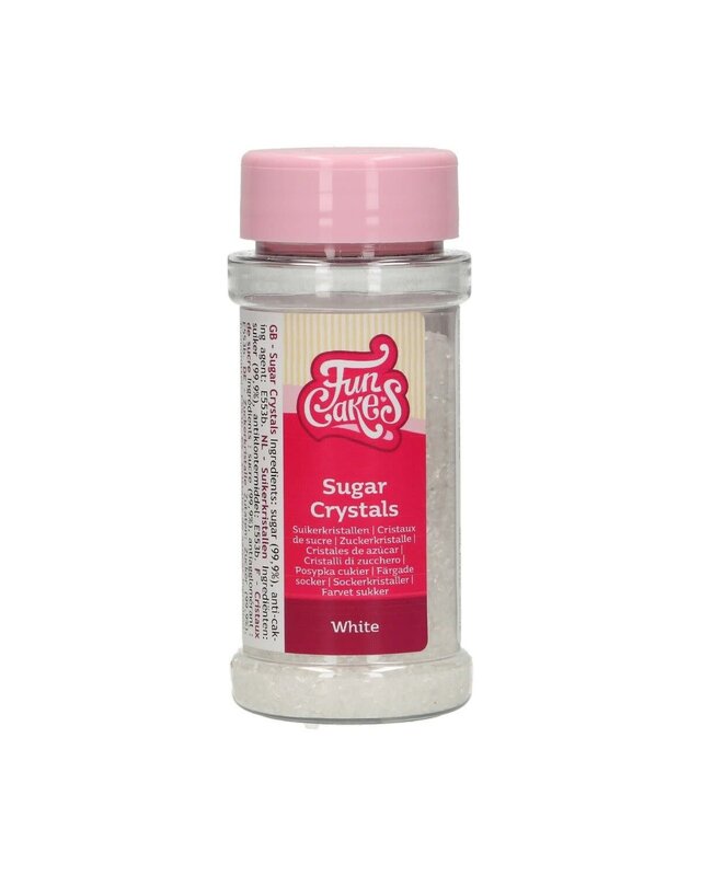 Funcakes FunCakes Gekleurde Suiker -wit- 80g