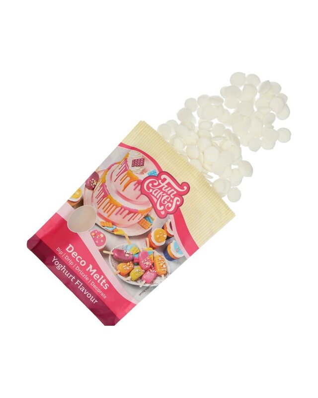 Funcakes FunCakes Deco Melts Yoghurt Smaak 250g
