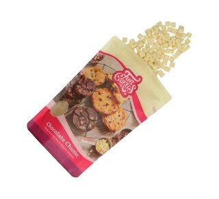 Funcakes FunCakes Chocolade Chunks wit -350g-