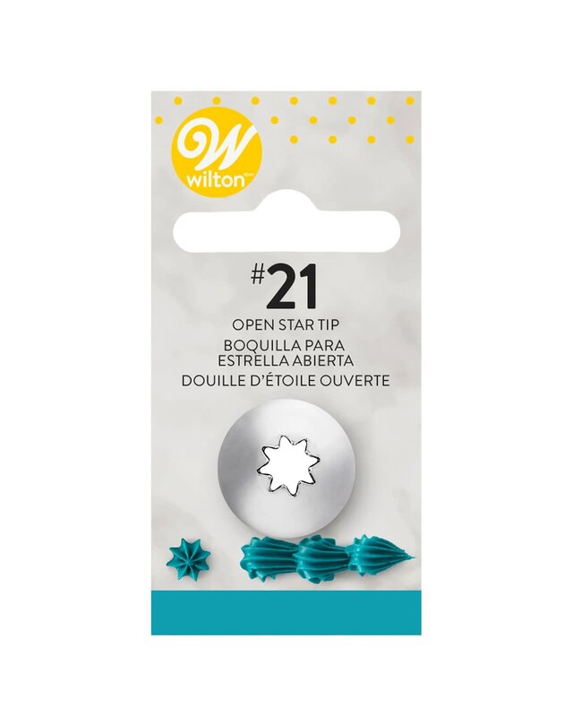wilton Wilton Decorating Tip #021 Open Star Carded