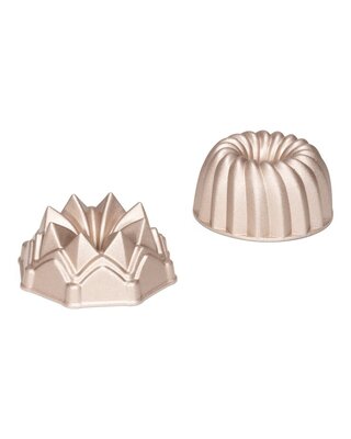 Patisse Patisse Tulbandvorm Gietaluminium 2 Ø10cm Set/2