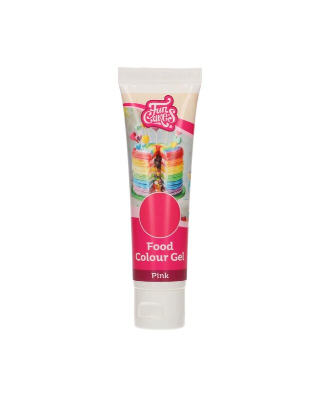 Funcakes FunColours Gel - Pink roze 30g
