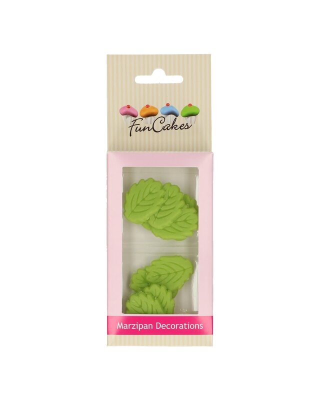 Funcakes FunCakes Marsepein Decoratie Blaadjes Set/12