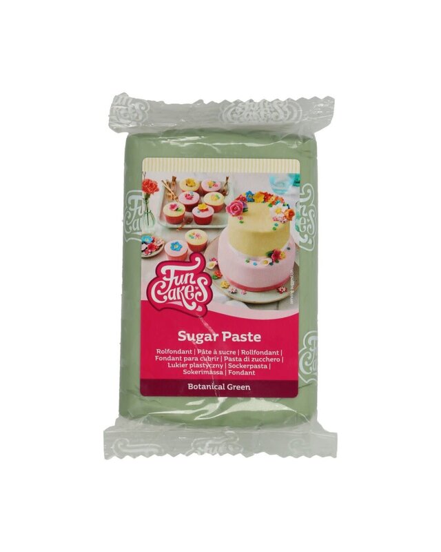 Funcakes Funcakes fondant botanical green 250gr