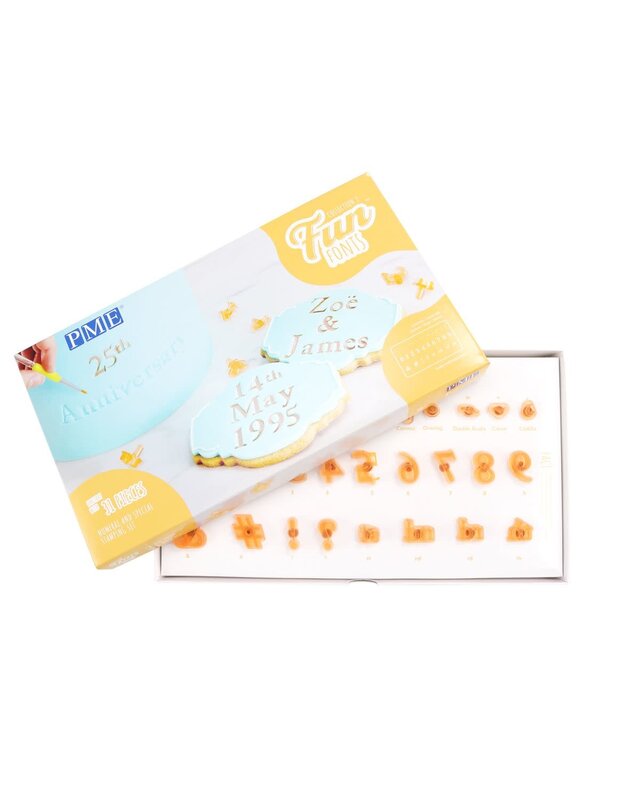 PME PME Fun Fonts - Cijfers & Specials - Collectie 2