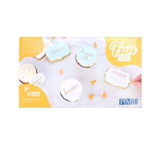 PME PME Fun Fonts - Koekjes & Cupcakes - Collectie 2
