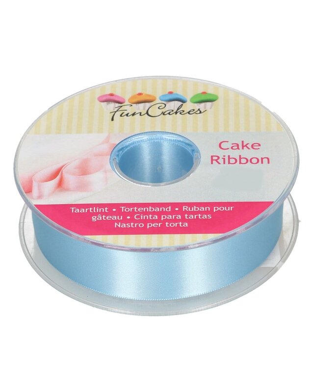 Funcakes FunCakes Taartlint Blauw 25mm per meter