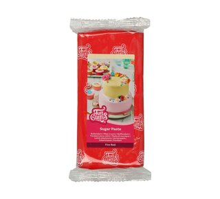 Funcakes Fondant -Fire Red- -1kg-