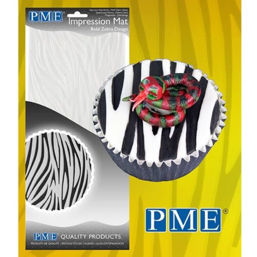 PME Impression Mat Bold Zebra-1