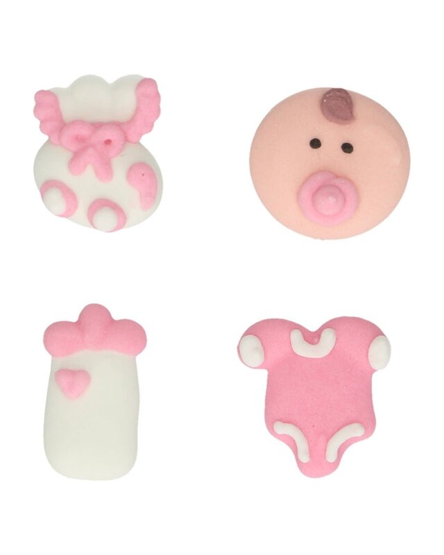Funcakes FunCakes Suikerdecoratie Baby Meisje Set/12